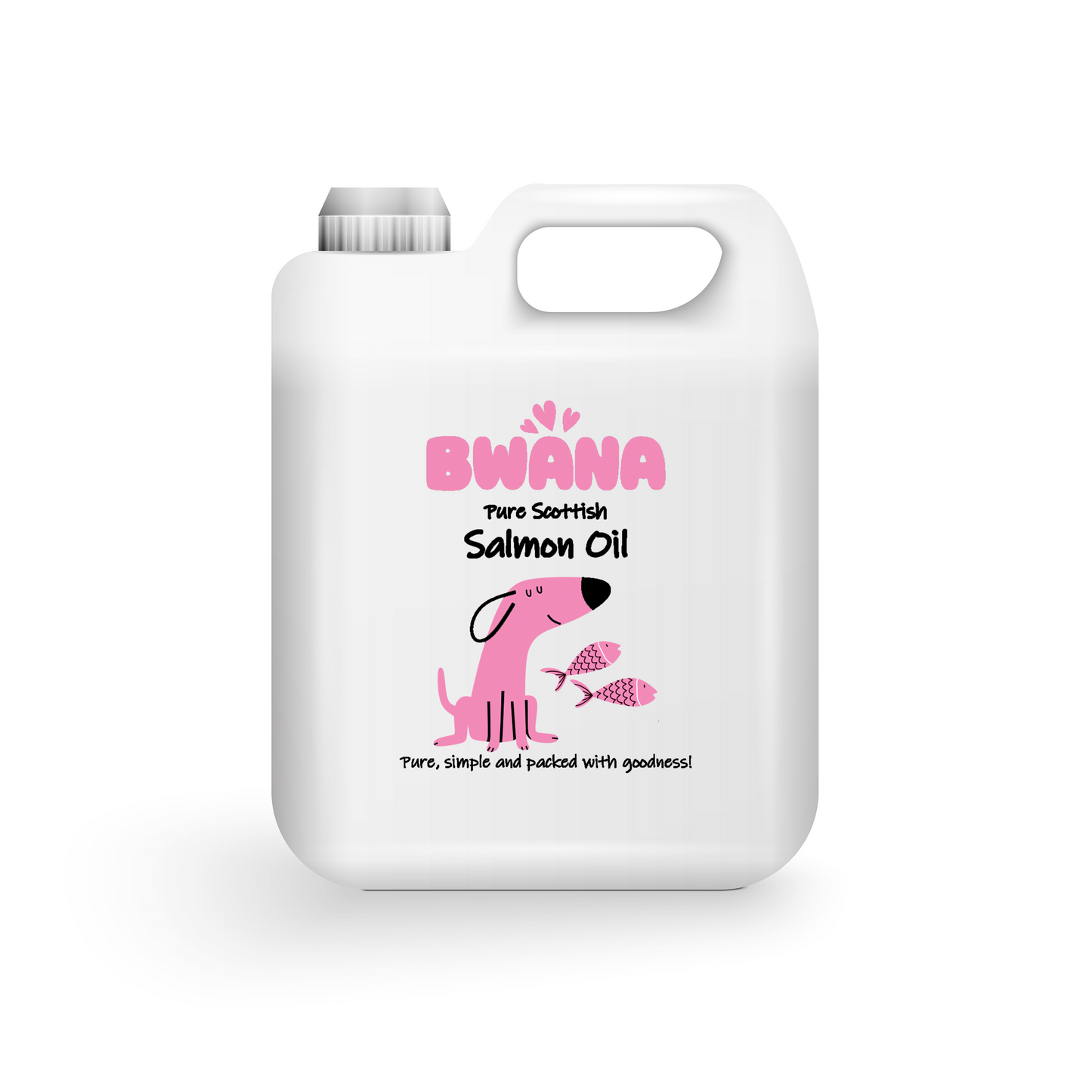 BWANA Purest Scottish Salmon Oil - Natural Joint, Skin, Coat, and Digestive Support. The ultimate supplement for your beloved dog.