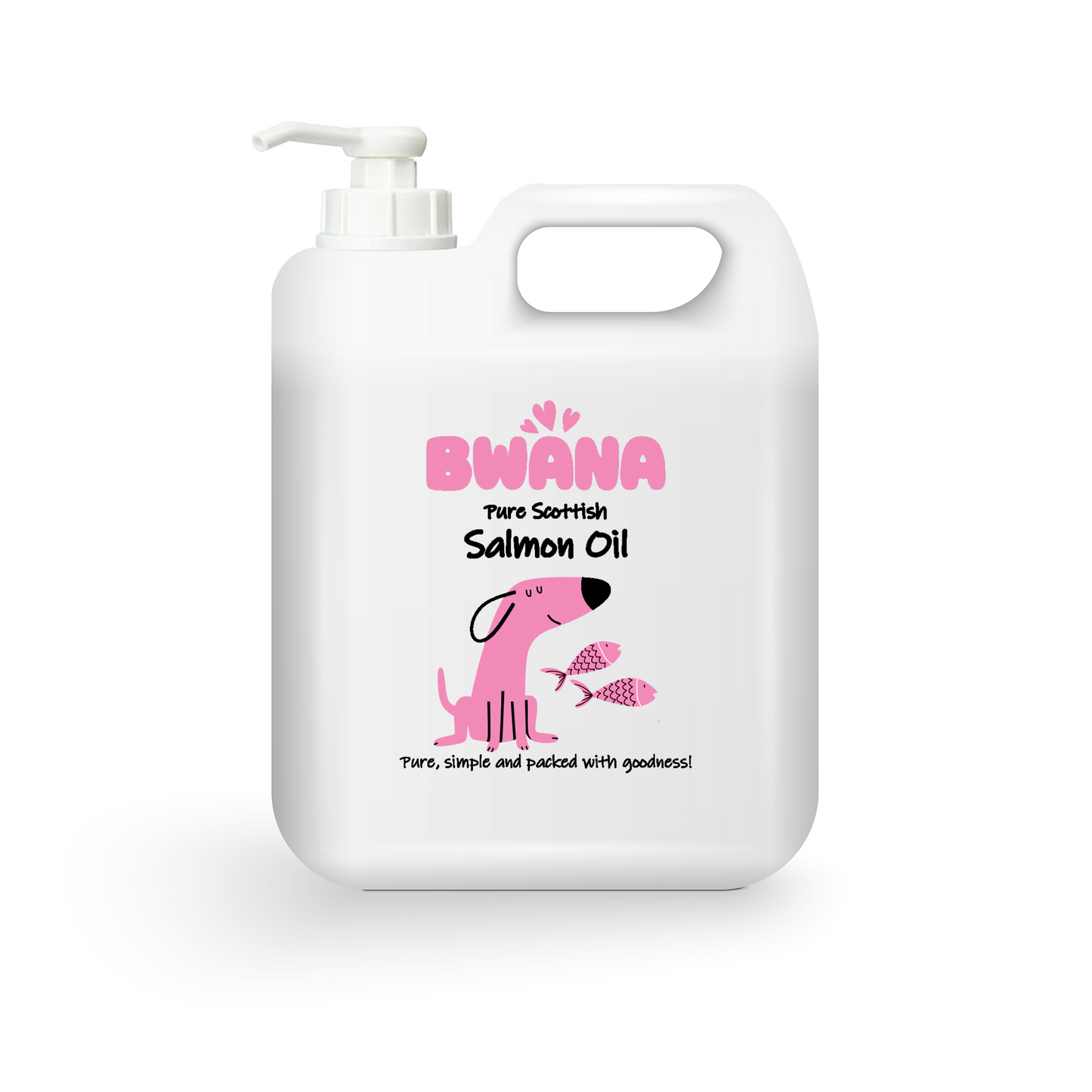 BWANA Purest Scottish Salmon Oil - Natural Joint, Skin, Coat, and Digestive Support. The ultimate supplement for your beloved dog.